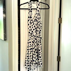 Aqua flowy, summer dress